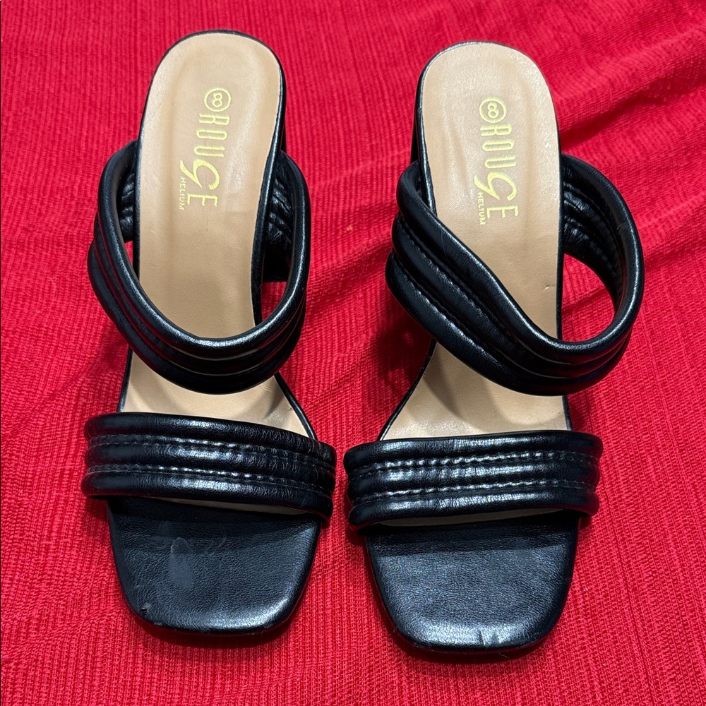 Black Strappy Sandals